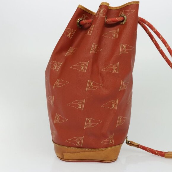 LOUIS VUITTON LV CUP Saint Tropez Shoulder Bag Red M80026 LV Auth BD1921 - Picture 4 of 16